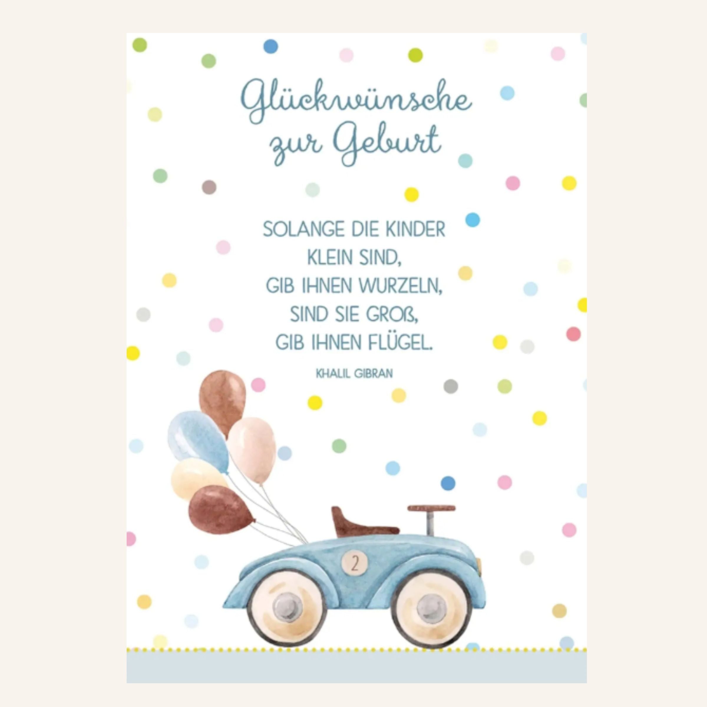 Geschenkset zur Geburt mit Namen – Reh grün, personalisiertes Babygeschenk