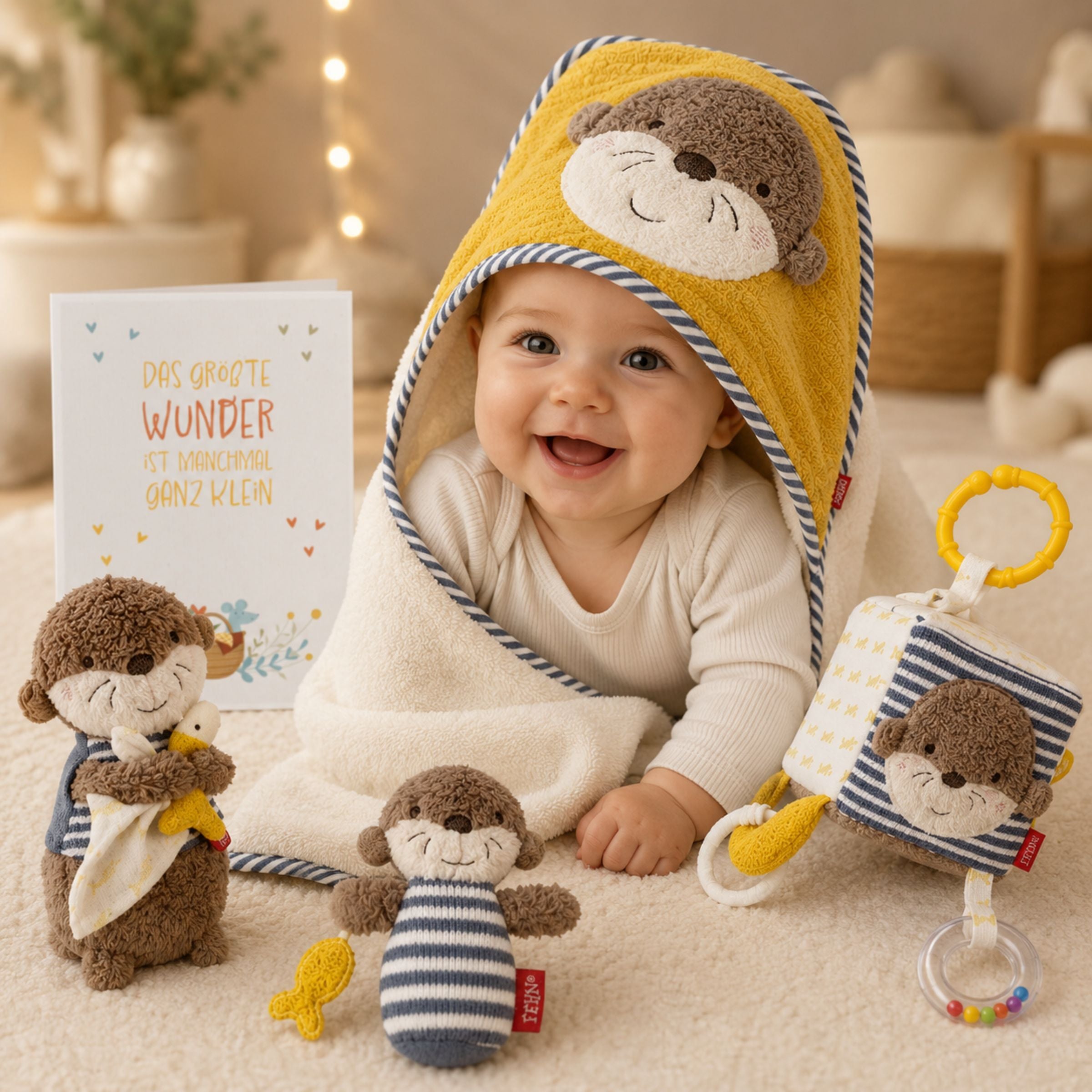 Geschenkset zur Geburt Otter Theo