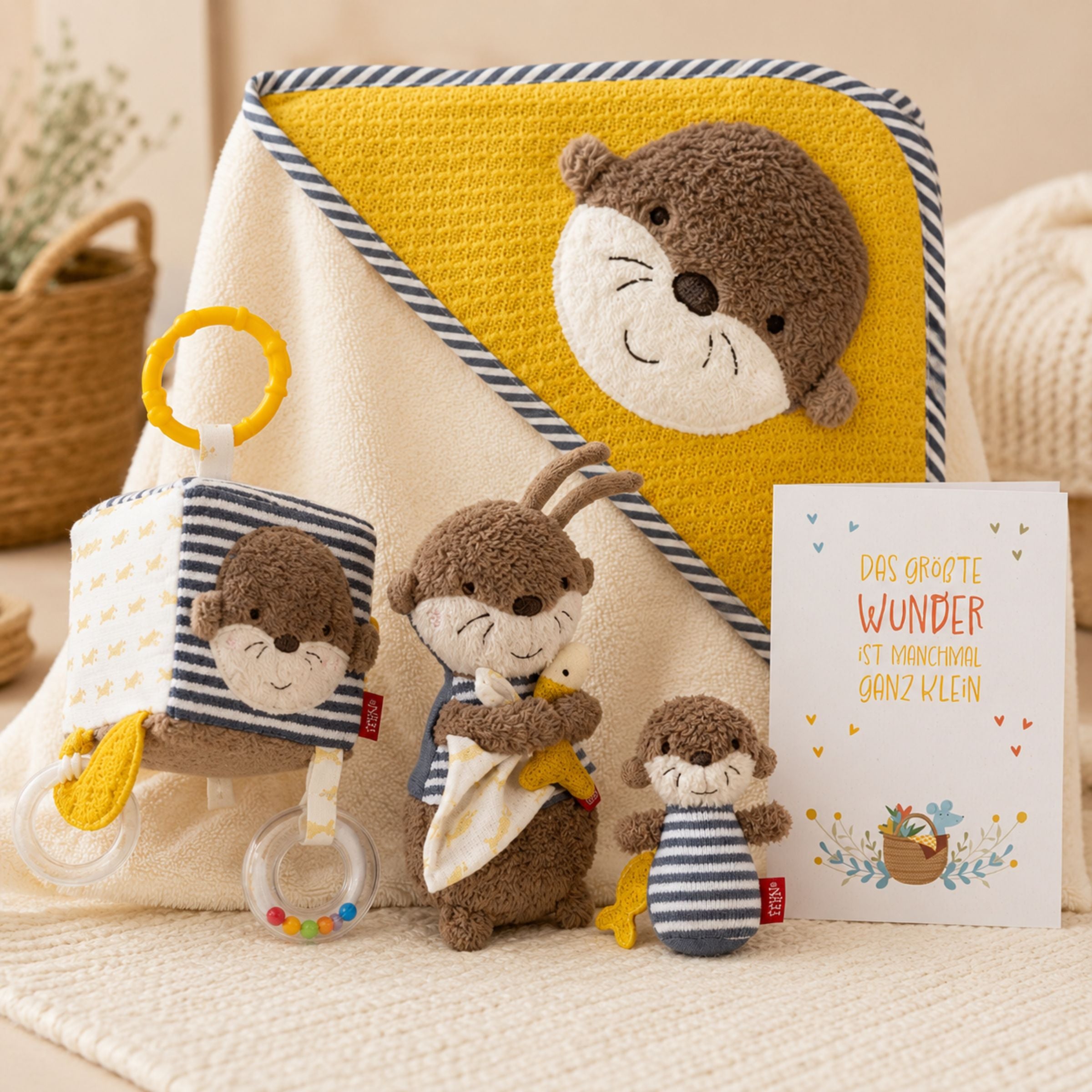 Geschenkset zur Geburt Otter Theo