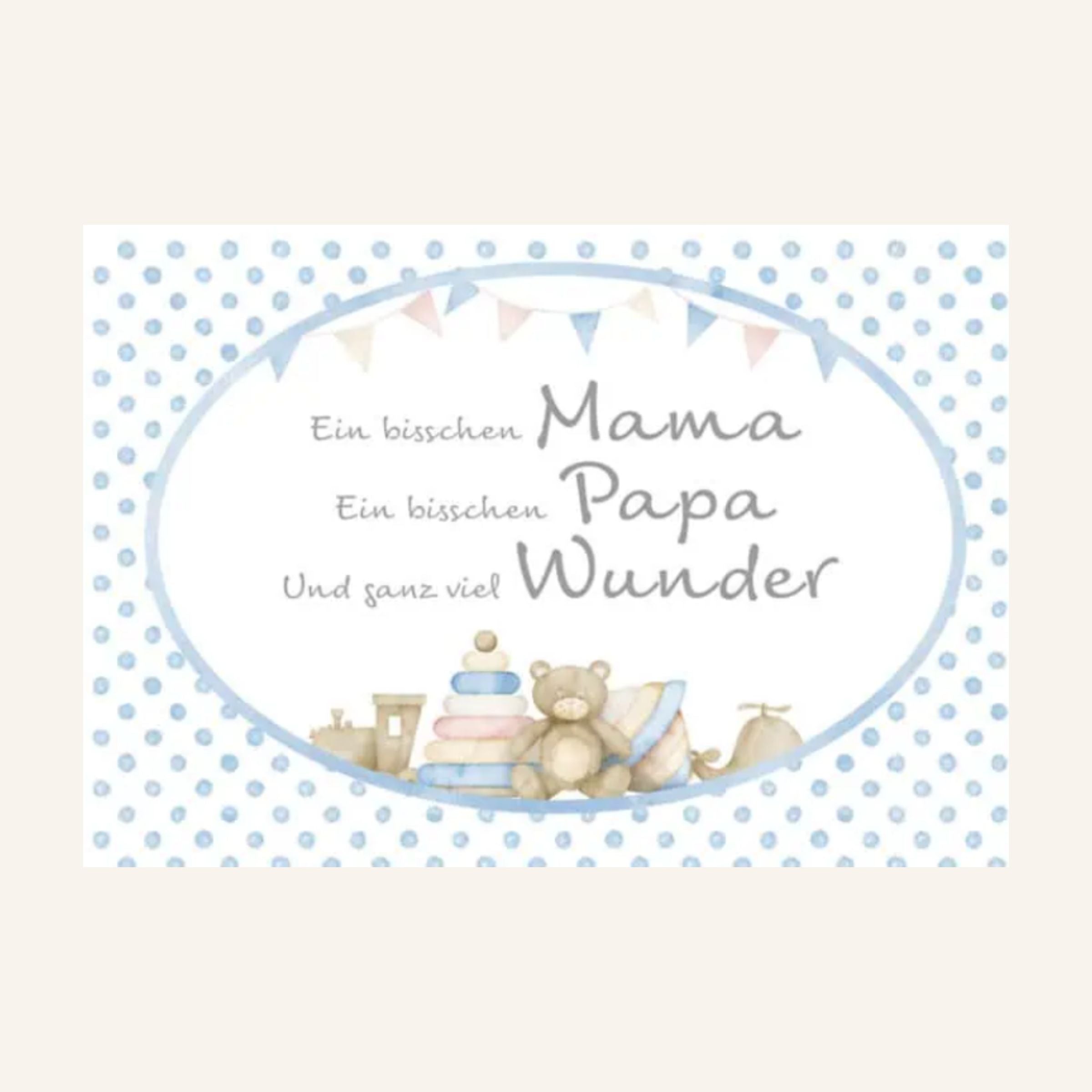 Geschenkset zur Geburt Bär Biscuit
