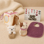 Geschenkset zur Geburt Jill – Poncho-Set