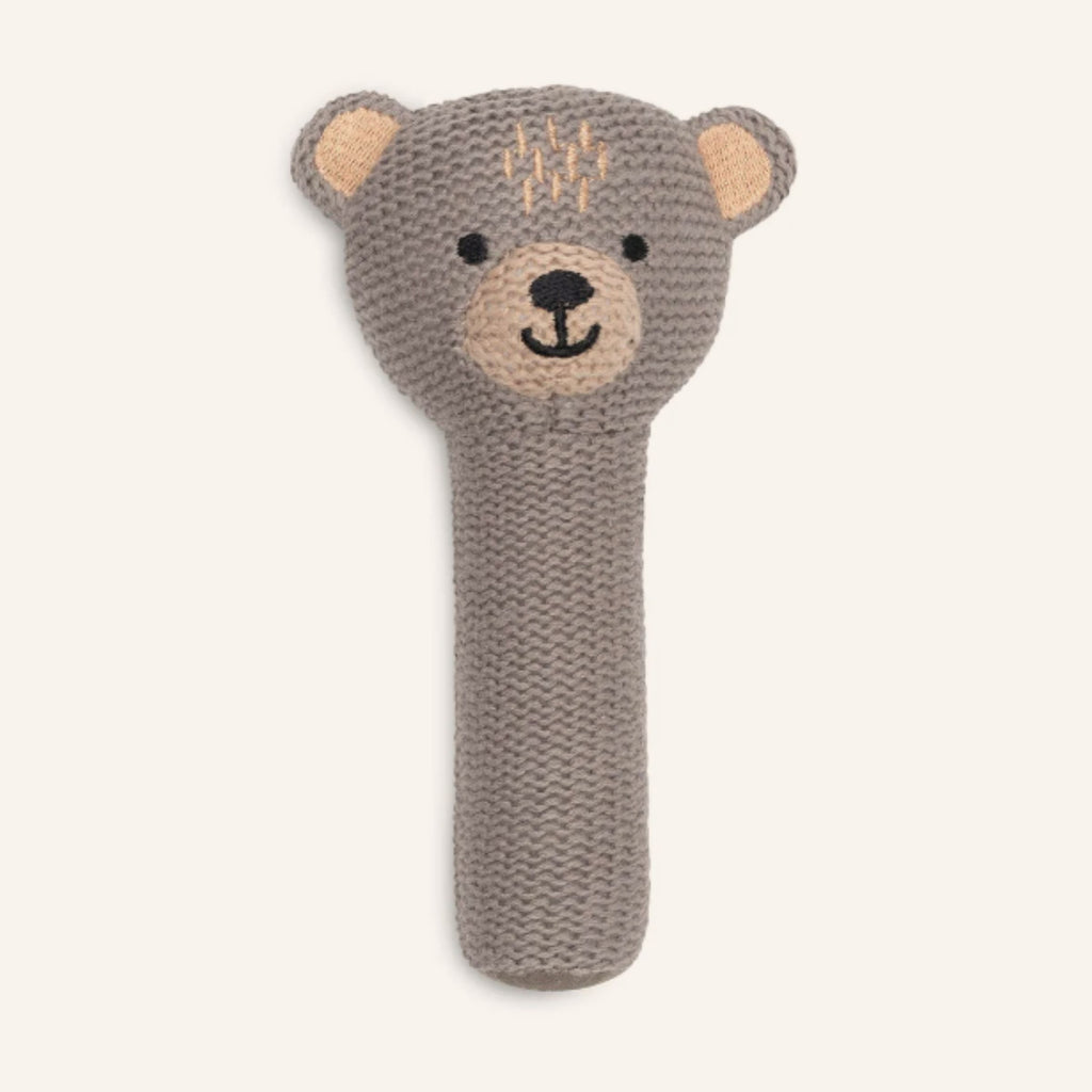 Geschenkset zur Geburt Bär mit Kapuzenbadetuch Braun