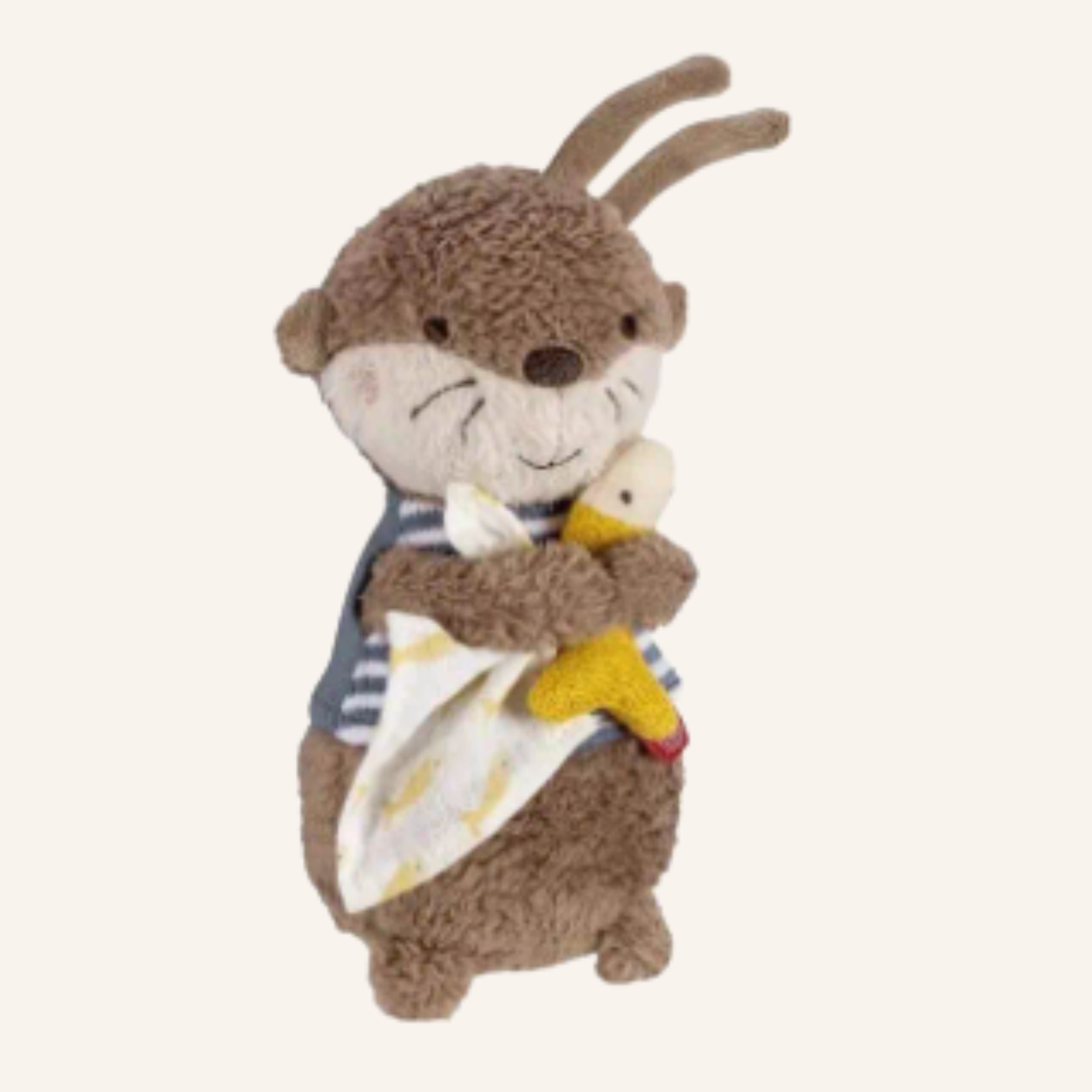 Geschenkset zur Geburt Otter Theo mit  Kinderwagenschlange
