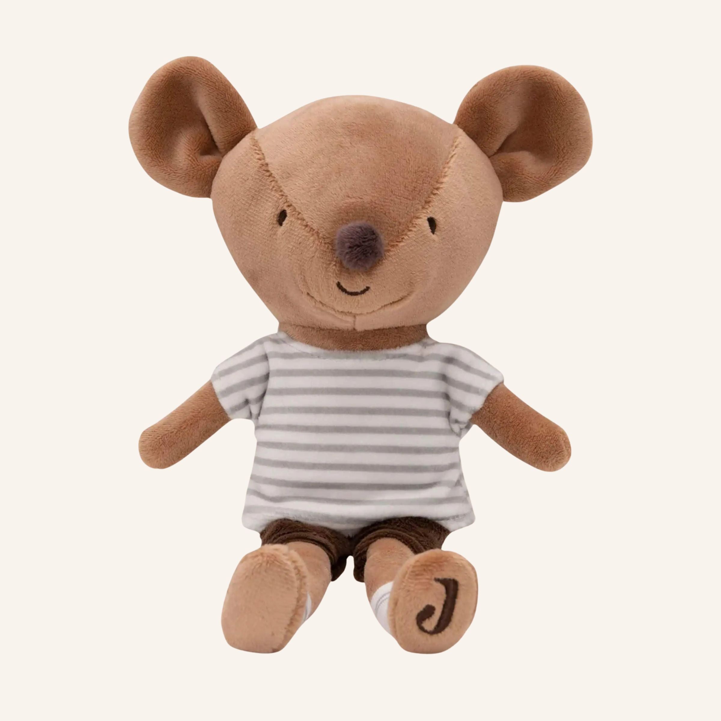 Geschenkset zur Geburt Mausestern grau