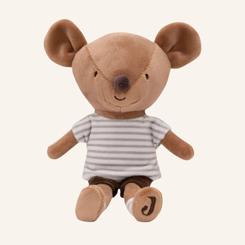Stoffmaus von Jollein in braun
