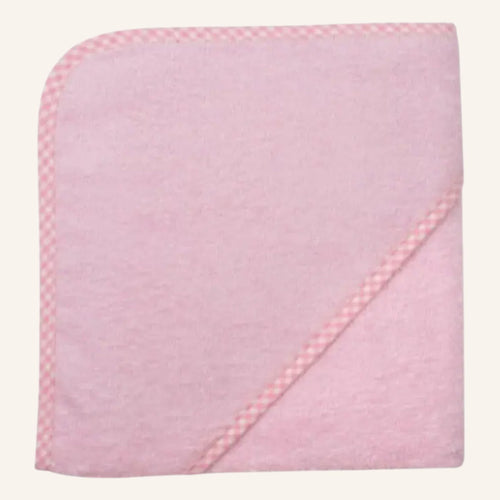 Kapuzenbadetuch rosa von Wörner