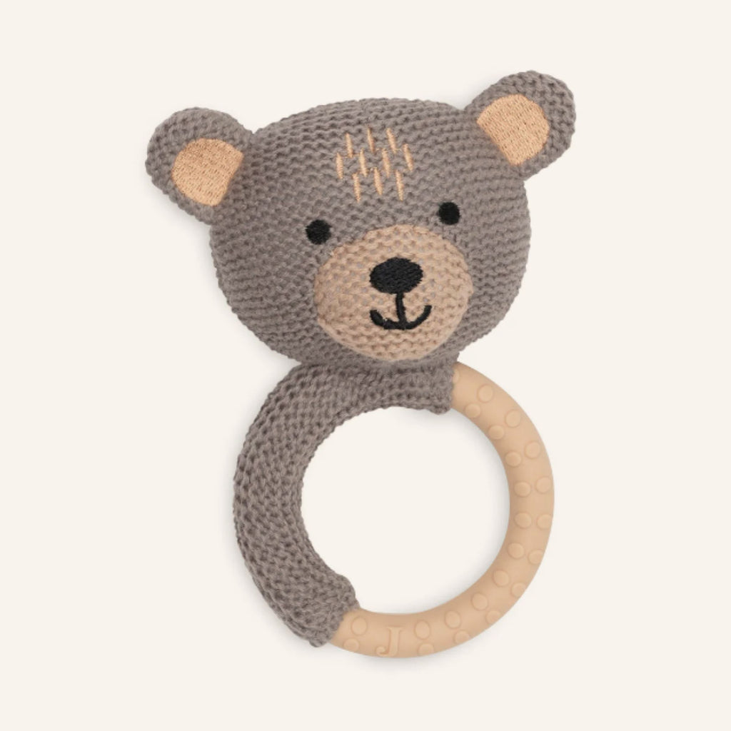 Geschenkset zur Geburt Bär gestrickt