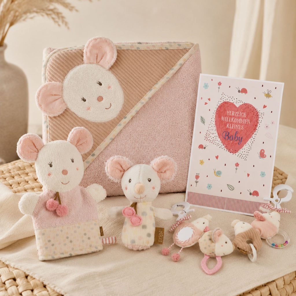 Geschenkset zur Geburt Maus von Fehn