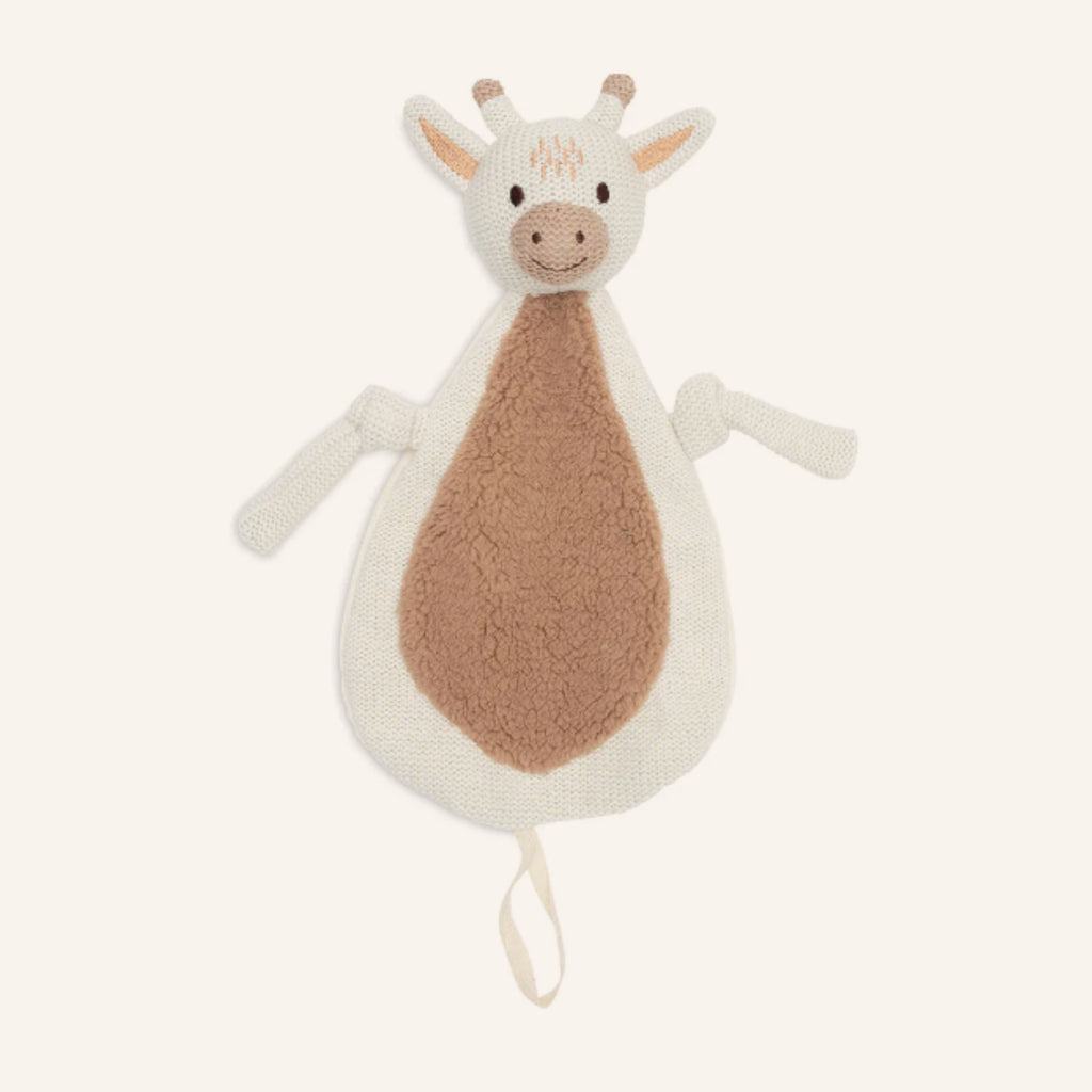 Geschenkset zur Geburt Giraffe gestrickt