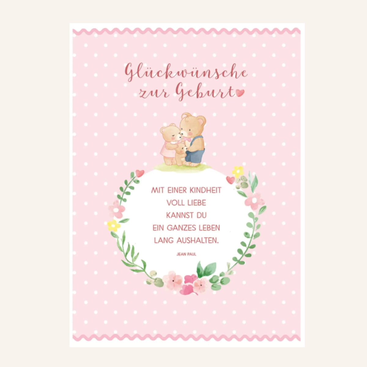 Geschenkset zur Geburt mit Namen – Reh rosa, personalisiertes Babygeschenk