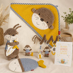 Geschenkset zur Geburt Otter Theo mit  Kinderwagenschlange