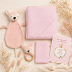 Geschenkset zur Geburt Reh rosa