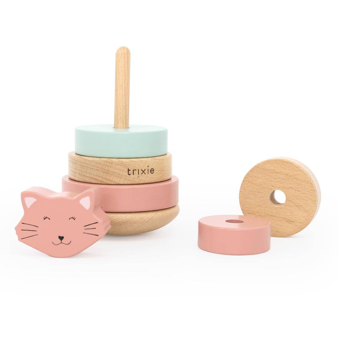 Trixie Baby Holz Stapelturm Mrs. Cat