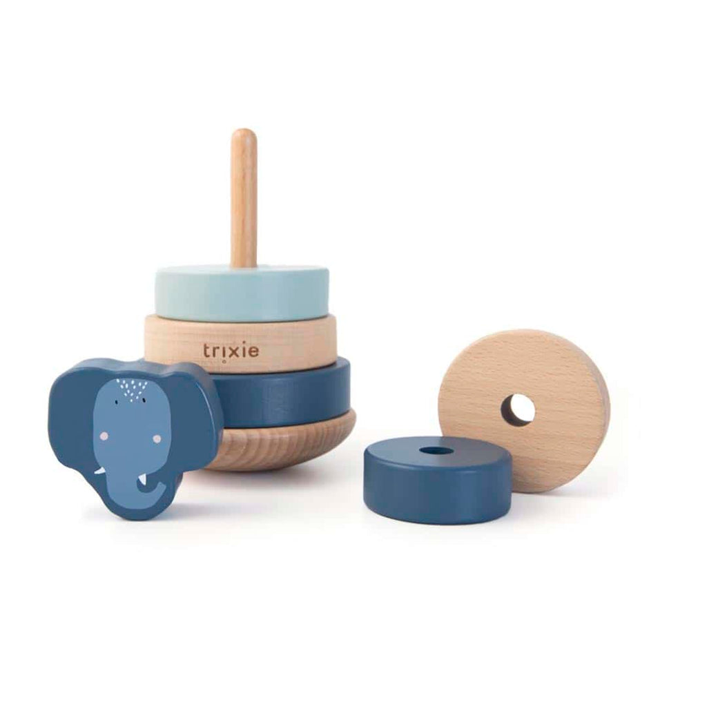 Trixie Baby Holz Stapelturm Mrs. Elephant