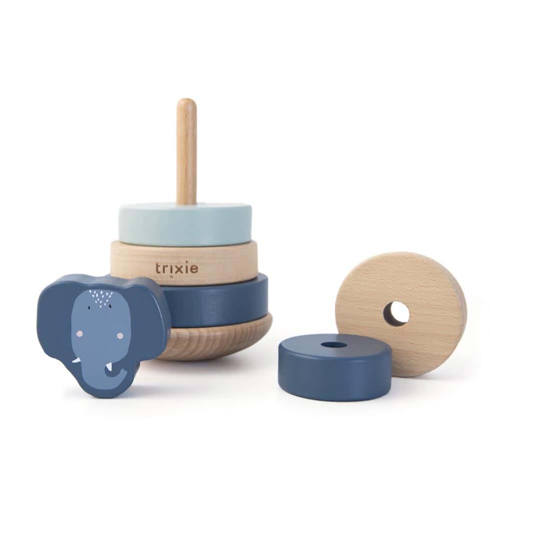 Trixie Baby Holz Stapelturm Mrs. Elephant