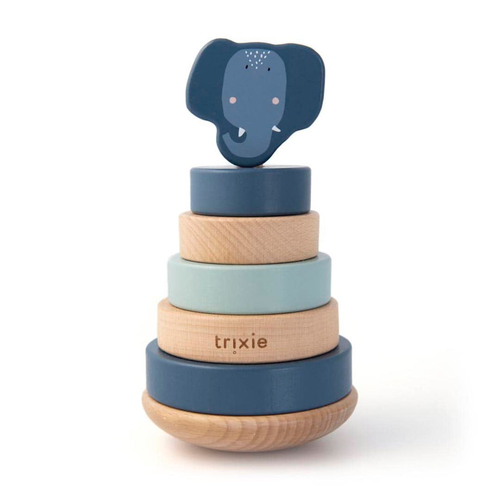 Trixie Baby Holz Stapelturm Mrs. Elephant