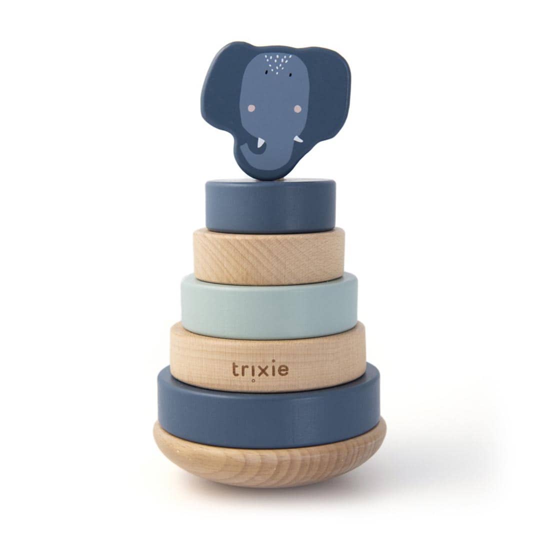Trixie Baby Holz Stapelturm Mrs. Elephant