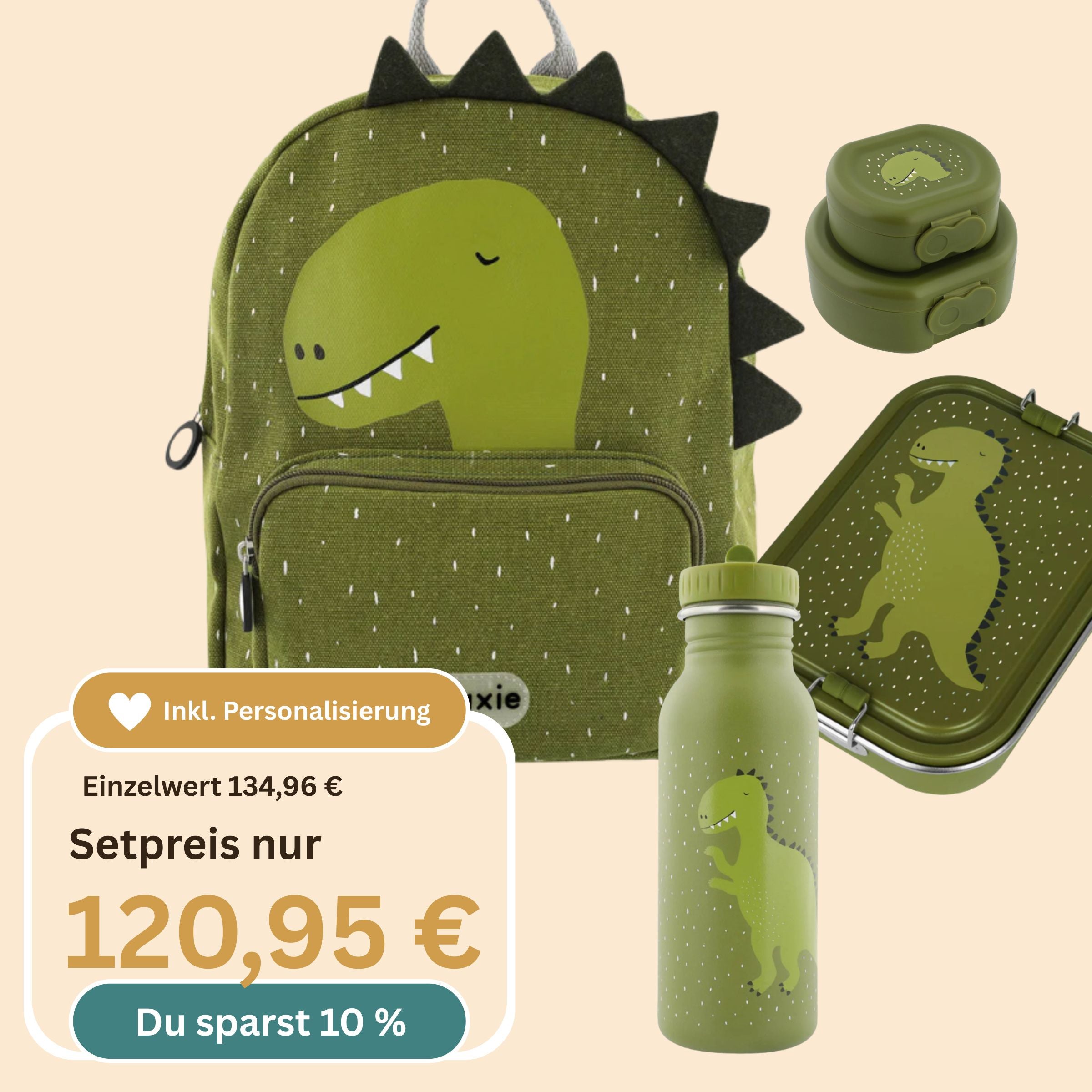 Kindergarten Set 4-tlg Mr. Dino | Trixie Baby