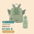 Kleiner Kindergartenrucksack Mr. Dragon und Trinkflasche von Trixie Baby
