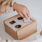 Label Label Sortierbox eckig Nougat