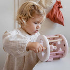 Label Label Sortierrad Rosa