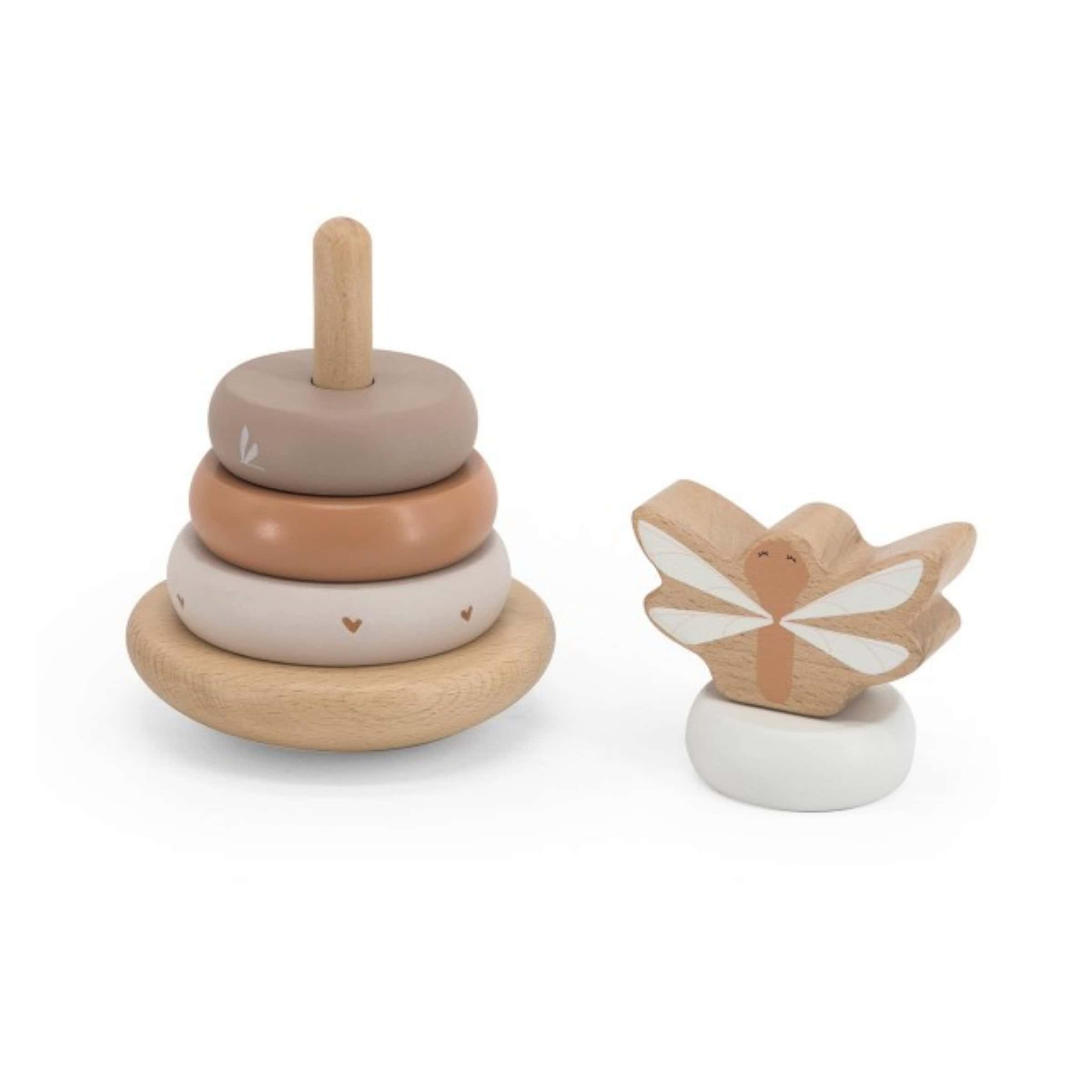 Label Label Stapelturm Nougat