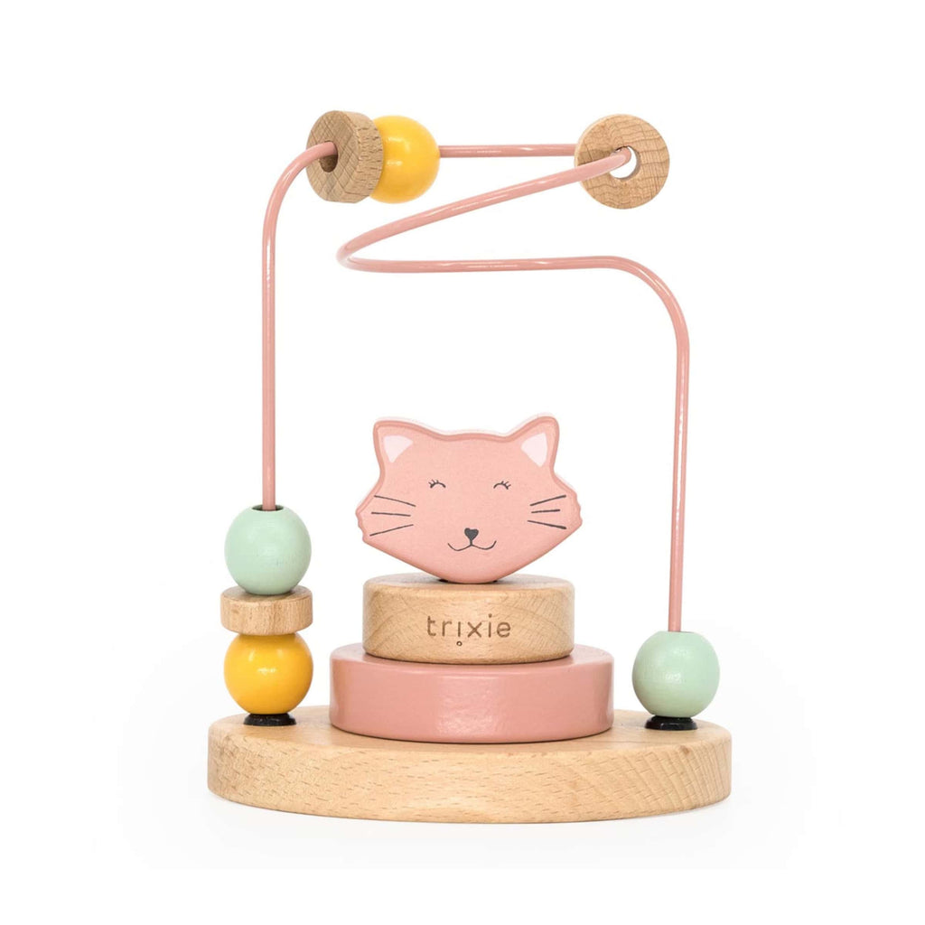 Trixie Baby Holz Motorikschleife Mrs. Cat