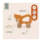 Trixie Baby Holz Nachziehtier Mr. Fox