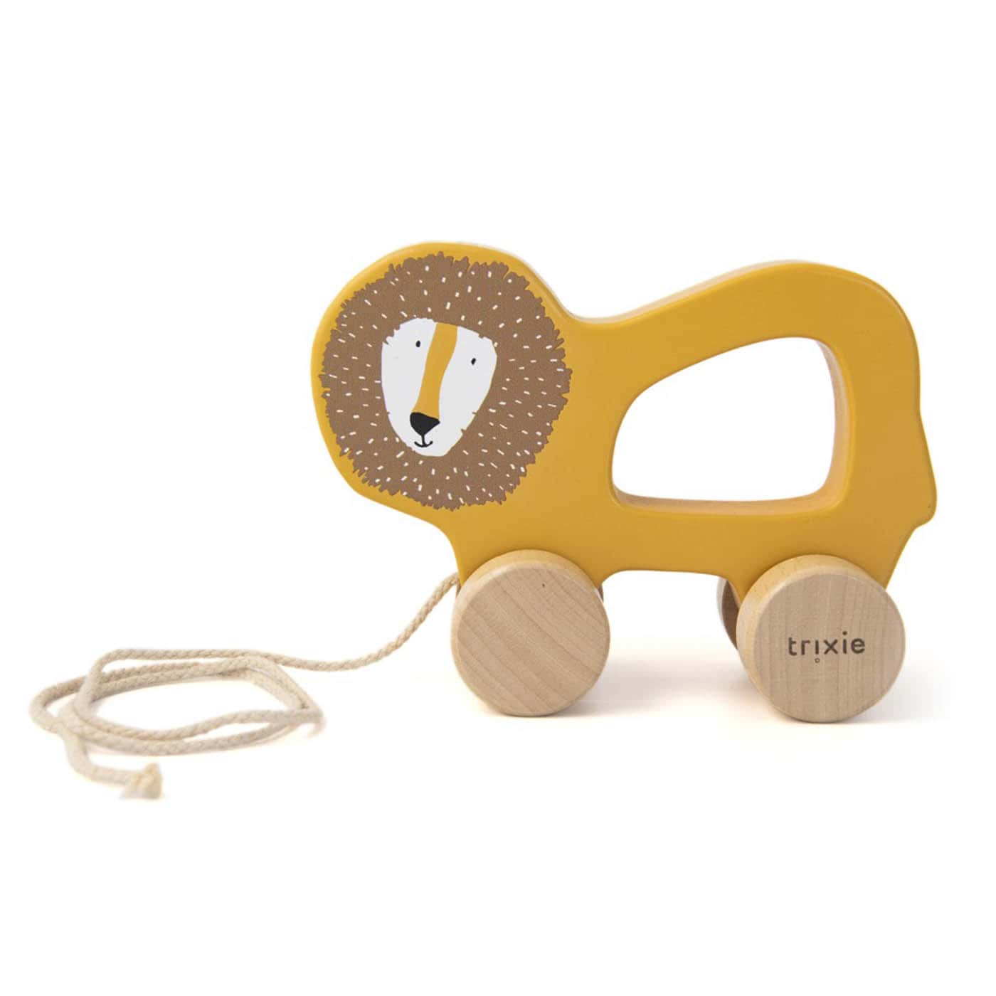 Trixie Baby Holz Nachziehtier Mr. Lion