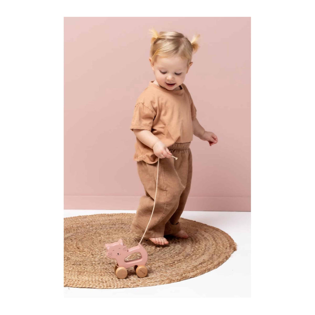 Trixie Baby Holz Nachziehtier Mrs. Cat
