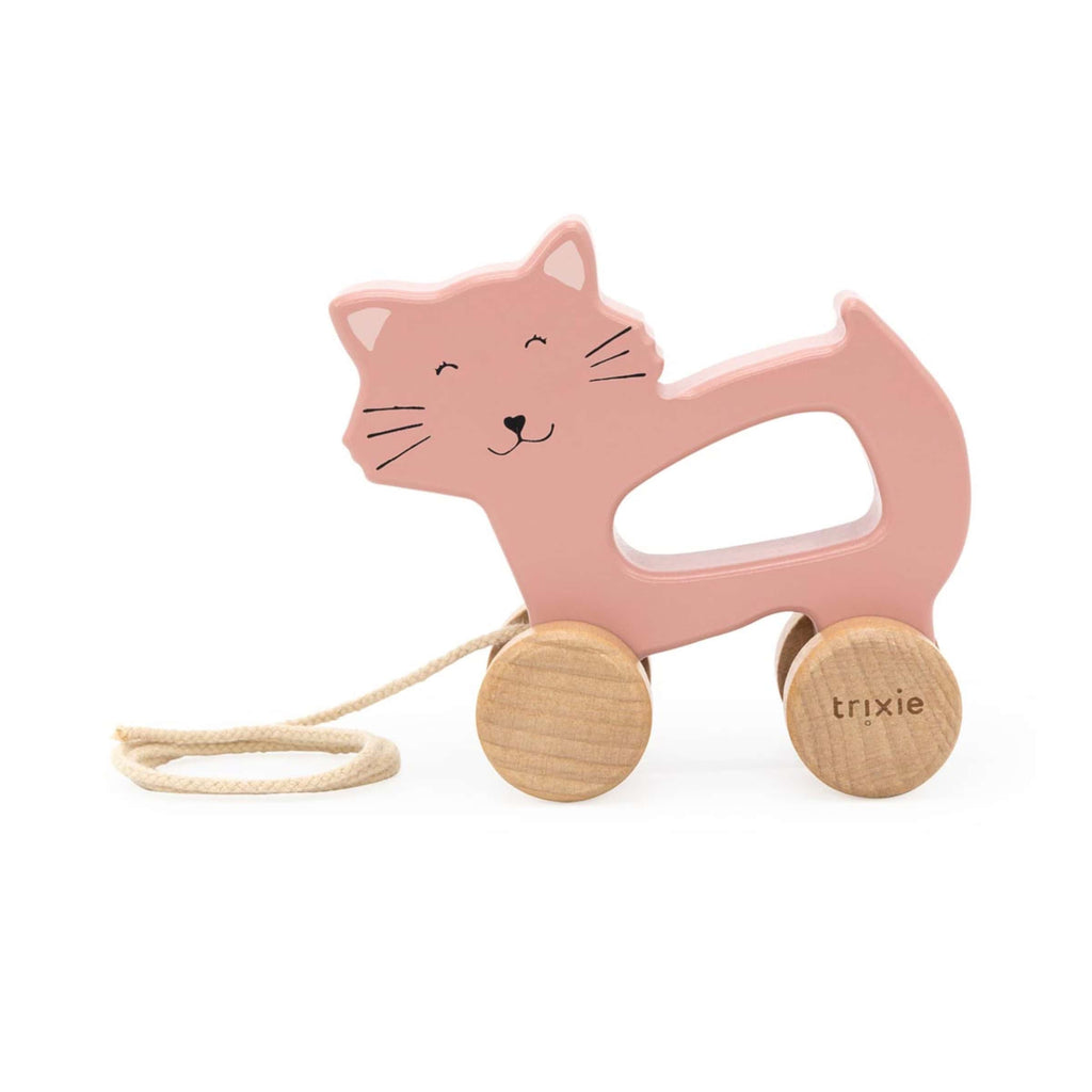 Trixie Baby Holz Nachziehtier Mrs. Cat