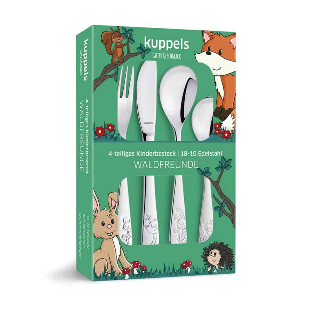 Kuppels Kinderbesteck Waldfreunde – 4-teilig