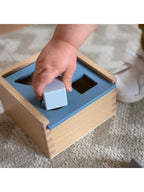Label Label Sortierbox eckig Blau