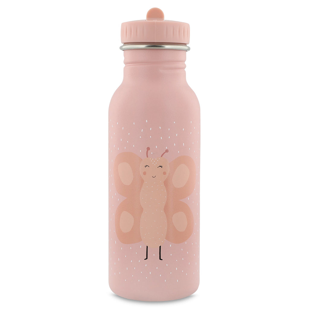 Mrs. Butterfly – Edelstahl Trinkflasche 500 ml für Kinder mit Wunschgravur von Trixie