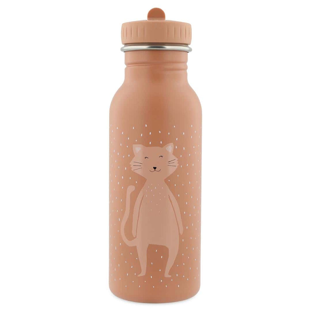 Personalisierte Edelstahl Trinkflasche für Kinder – 500ml Mrs. Cat mit Namensgravur von Trixie