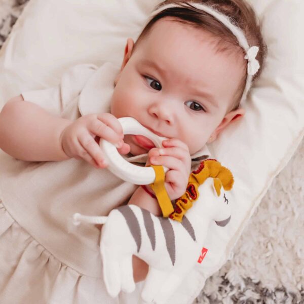 Kikadu Beißring mit Zebra und Baby