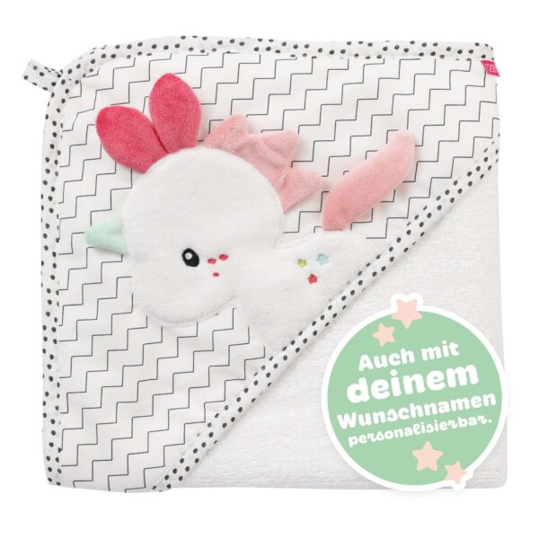 Fehn Kapuzenbadetuch Einhorn