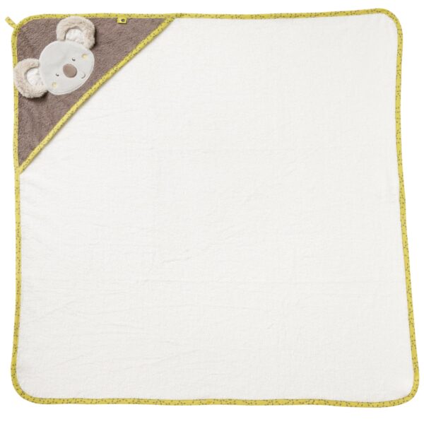 Fehn Kapuzenbadetuch Koala ausgebreitet