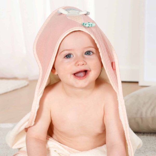 Fehn Kapuzenbadetuch Meerjungfrau mit einem Baby