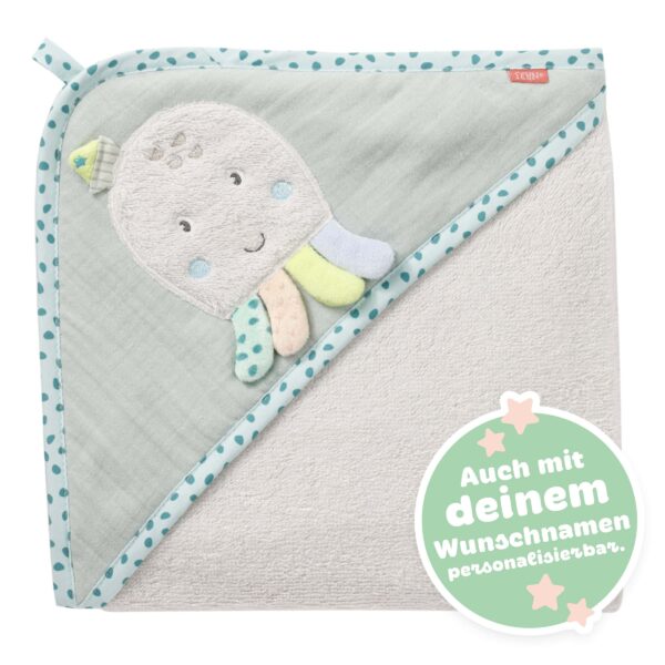 Fehn Kapuzenbadetuch Oktopus
