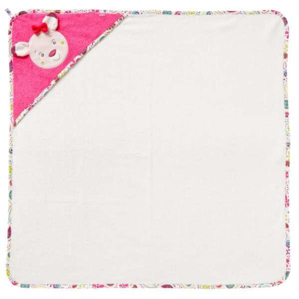 Fehn Kapuzenhandtuch Rehkitz ausgebreitet