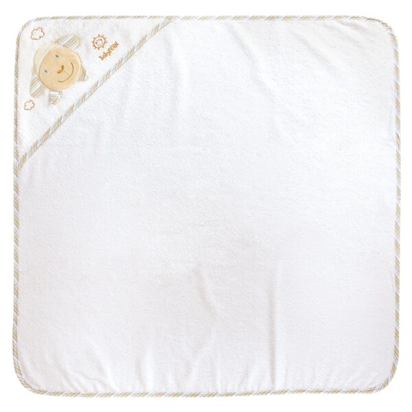 Fehn Kapuzenhandtuch Schaf ausgebreitet