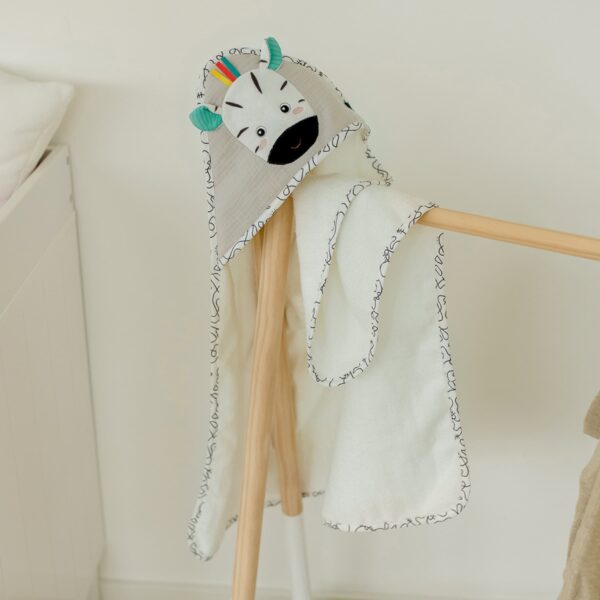 Fehn Kapuzenbadetuch Zebra im Kinderzimmer