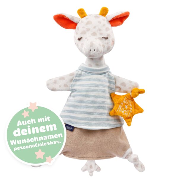 Fehn Schmusetuch Handpuppe Giraffe