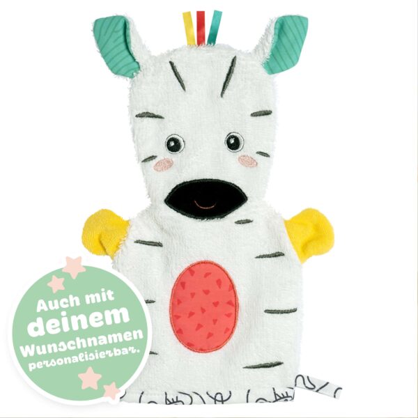 Fehn Waschhandschuh Zebra