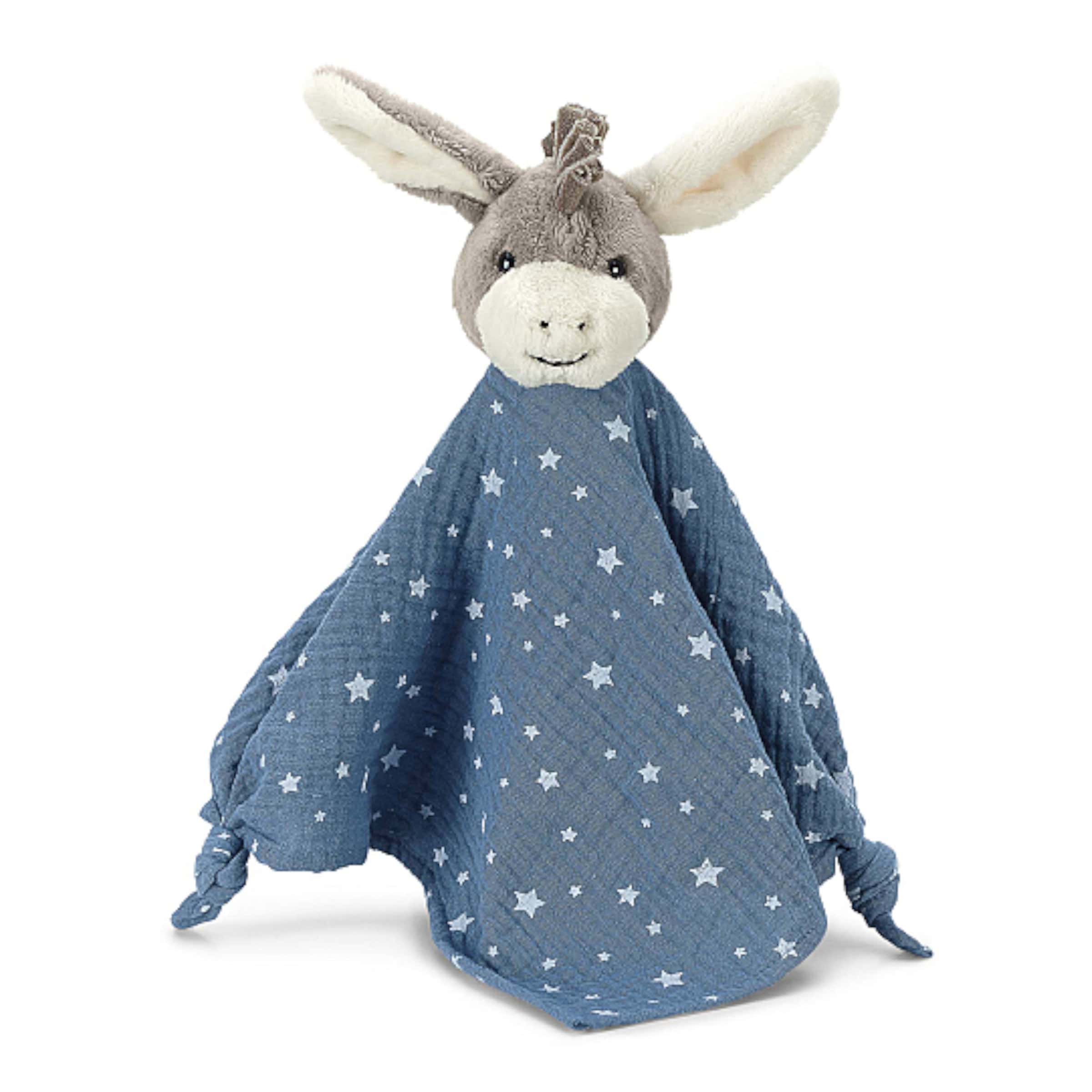 Schmusetuch Sterntaler Esel Emmi in Mittelblau