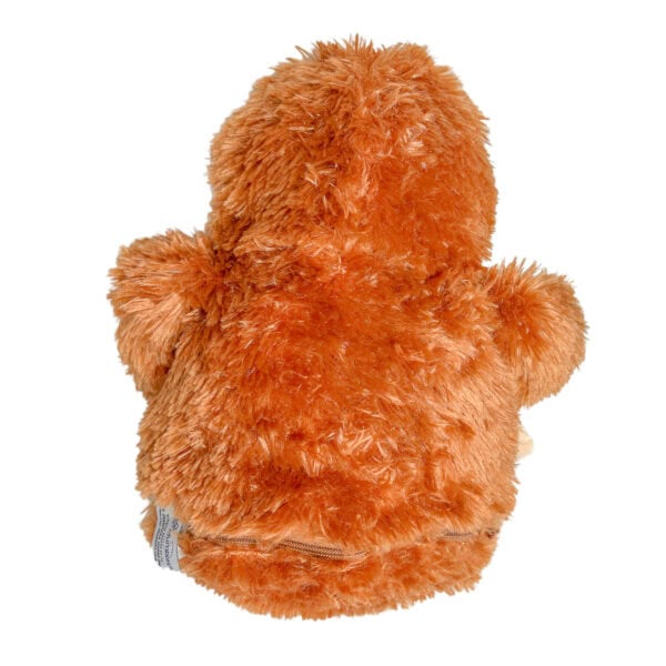 Personalisiertes Kuscheltier Orang-Utan mit Blick auf die Rückseite