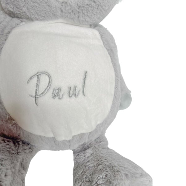 Personalisiertes Kuscheltier Koala Bär mit Blick auf den Namen