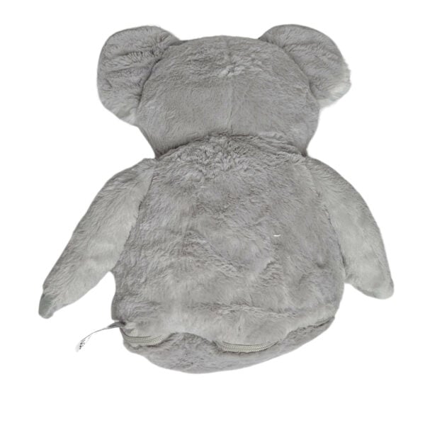 Personalisiertes Kuscheltier Koala Bär mit Blick auf die Rückseite
