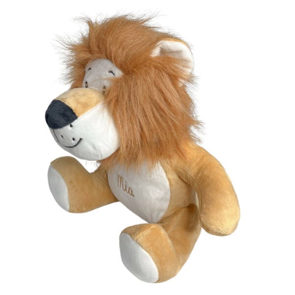 Personalisiertes Kuscheltier Löwe links